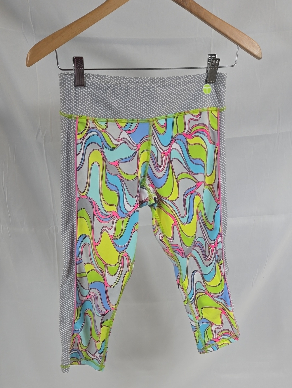 Trina Turk Recreation Multicolor Swirl Active Leggings Small